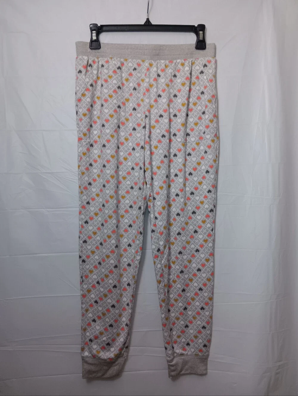 CUDDI DUDS Kids Gray Heart-Print Pajama Set - Cozy Long Sleeve & Pants